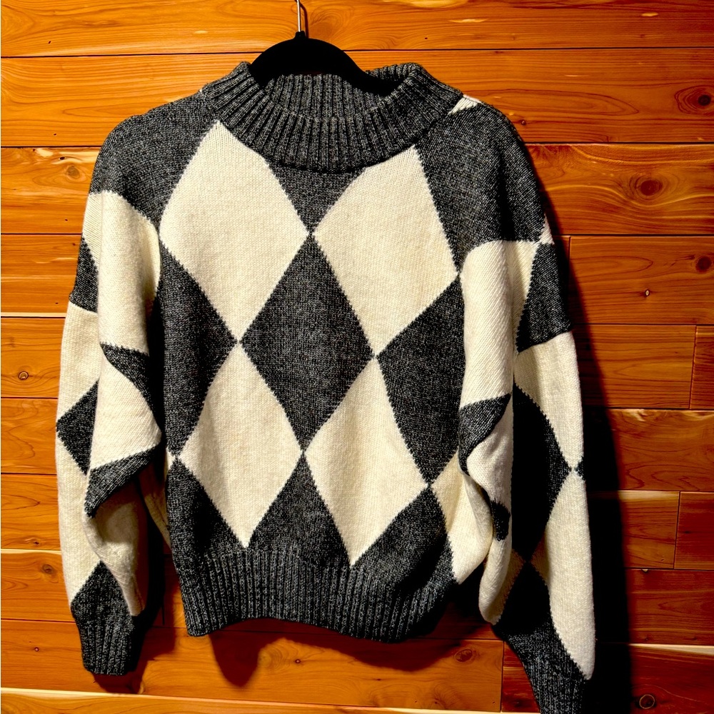 Pringle for H and M argyle sweater